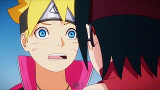 Your eyes are bluer than the Seventh Generation's, so Boruto, show everyone that you are stronger th