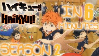 Haikyuu!! Season 2 In 6 Minutes