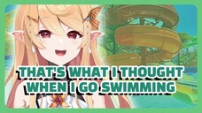 Pomu Likes to Eat Peanut Butter Crackers After Swimming [Nijisanji EN Vtuber Clip]