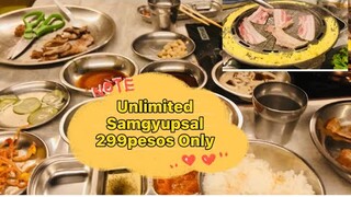 Korean foods(Unlimited 299 pesos Only)|Swet’s Vlog