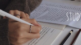 study with me | real-time learning 1h | white noise | senior year | trying to overcome fake learning