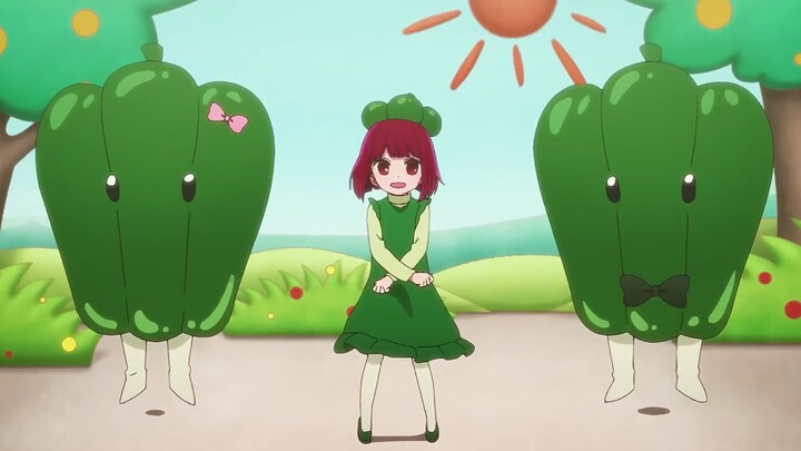 Animasi TV "Anak yang Aku Dorong" / Senam ピーマン (Senam Lada Hijau Besar) (Versi Lengkap) / Arima Nana