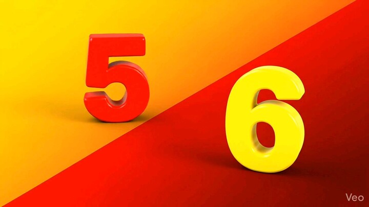 Colorful Numbers (Veo)