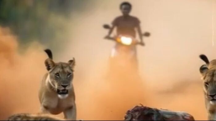 🦁 狮群大战鬣狗群！没想到后面还有更意外的一幕！🦁 Lions vs Hyenas  An Unexpected Wildlife Showdown!