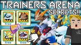 TRAINERS ARENA SECRETS, TIPS AND TRICKS, AND GLITCH || BLOCKMANGO TRAINERS ARENA