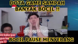 DRAMA BOCIL PAUSE, DOTA 2 GAME SAMPAH !! - MOMEN MEME KOCAK WINDAH BASUDARA MOBILE LEGENDS BANG BANG