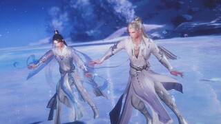 【剑网3】下雪去哪玩，当然是带媳妇去花滑啦！