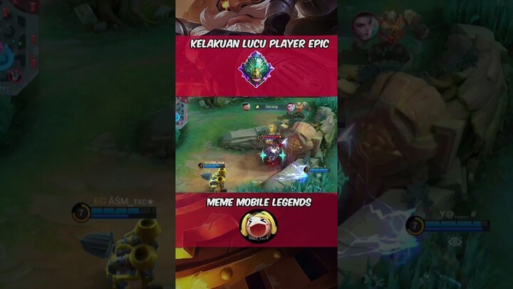 momen lucu para Anomali rank epic #mobilelegends #mlbb #absurdhumor