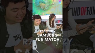 CAKEP BANGETTT....,Hp nya 😊👉👈Samsung Fun Match bareng Vonzy & R7#WeOwnThis #MPLFestival #mplids13