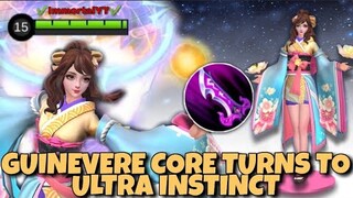 GUINEVERE CORE TURNS TO ULTRA INSTINCT - GUINEVERE SAKURA WISHES GAMEPLAY - BEST BUILD - MLBB