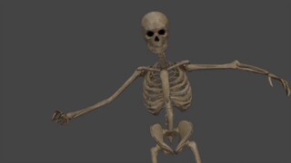 SKELETON PUSH UP ANIMATION 💀