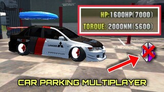 how to make 1600hp & 2000nm in evo 9 without using GG car parking multiplayer 100% working in v4.8.2