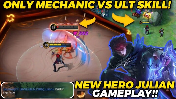 New Hero Julian "Scarlet Raven" Gameplay - Mobile Legends Bang Bang