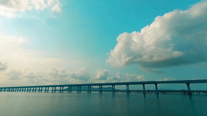 View of the ocean in Mumbai Port