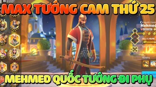 Mình Đã Max Tướng Cam Thứ 25 Trong Rise of Kingdoms - Mehmed Tướng Đi Phụ Cho Mọi Loại Quân