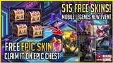 Free Epic Skin | Epic Skin Chest Mobile Legends