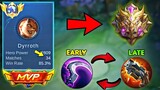 NEW DYRROTH OP MECHANICS BUILD TO REACH FAST MYTHIC IN 1 DAY ONLY °Mobile Legends°