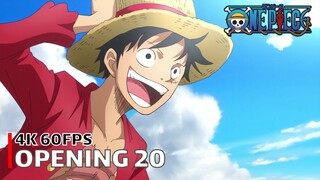 One Piece - Opening 20 【Hope】 4K 60FPS Creditless | CC