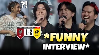 ONIC’s HILARIOUS INTERVIEW AFTER ENDING ALTER EGO WINSTREAK!! 🤣