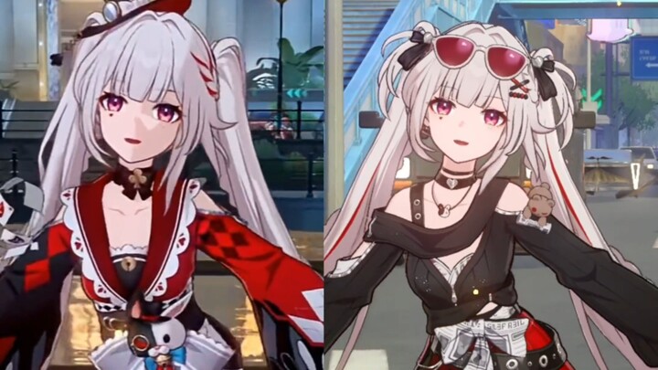 The difference between Huo Hua wearing a skin and not wearing one