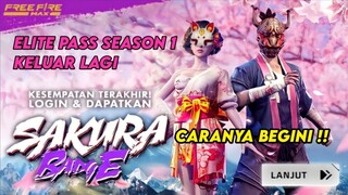ELITE PASS SEASON 1 KELUAR LAGI DI SERVER INDONESIA TERBARU 2022