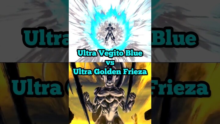 Ultra Vegito Blue vs Ultra Golden Frieza Comparison!! 🔥 #shorts