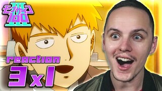 MOB AND REIGEN GOODNESS IS BACK!! | Mob Psycho 100 Season 3 Episode 1 Reaction