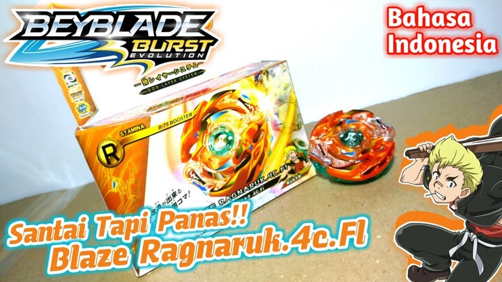 SANTAI TAPI PANAS!! Review Beyblade Blaze Ragnaruk.4c.Fl Merek TD | Mainan&Hobi Part 47 [B.I]