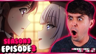 SO MUCH SCHEMING | Classroom of The Elite SEASON 3 Episode 3 REACTION!