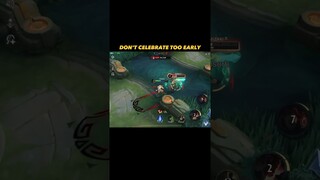 😎 REASON WHY DON’T CELEBRATE TOO EARLY!! #mobilelegends #mlbb #choou #aldous #fyp #shorts