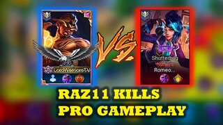 AoV RAZ PRO 11kılls GAMEPLAY ARENA OF VALOR EU