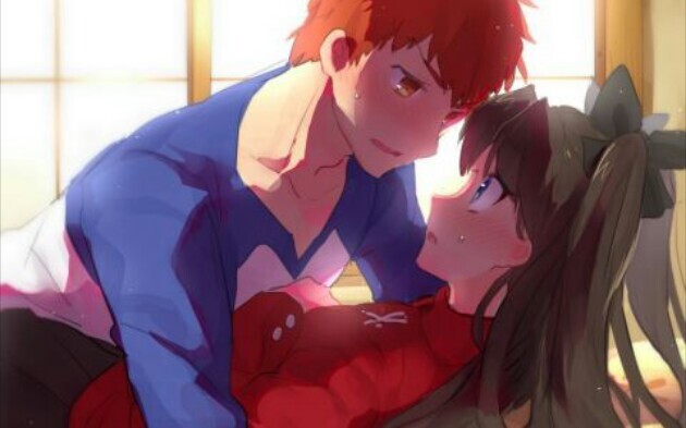 Shirou was just comforting Rin, but why did he have a strange sense of sight? !