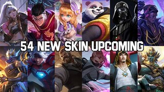 54 NEW SKIN UPCOMING MLBB (Argus Revamped & STARWARS COLLAB SKIN) - Mobile Legends Bang Bang