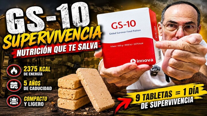 GS-10 TABLETAS DE SUPERVIVENCIA