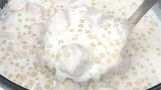 That's right—just one rice cooker is all you need to whip up a steaming pot of taro sago dessert. Th