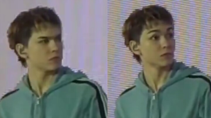 Xiao Bo doesn’t understand why the members suddenly started singing.