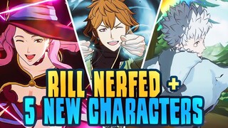 5 NEW CHARACTERS SHOWN AND RILL NERFED?! SO MUCH INFO SHOWN | Black Clover Mobile