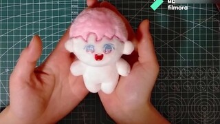 Tutorial wajah boneka kapas 10cm dan kepala kecil edisi sebelumnya tentang badan