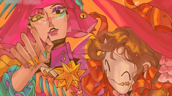 Digital circus co-painted handbook!