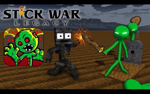 [Platabush] Akademi Monster: STICK WAR ZOMBIE ATTACK - Animasi Minecraft