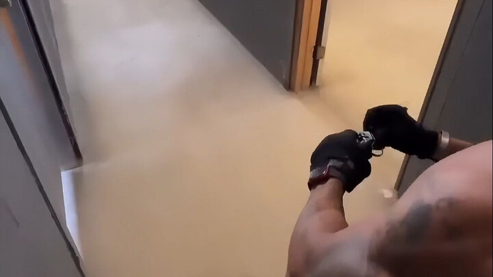 Why can't you escape a flashbang by turning your back and closing your eyes in real life?