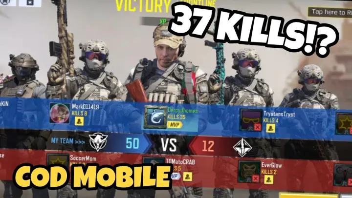 37 killss on Multiplayer!? Call of Duty Mobile