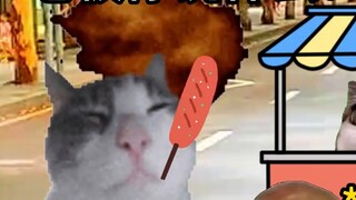 【Cat meme】Remember to eat something good, brothers...😐