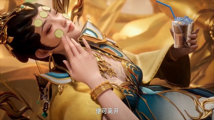 圣人女娲简直太绝了！敷面膜喝可乐看漫画，样样不落，师兄啊师兄