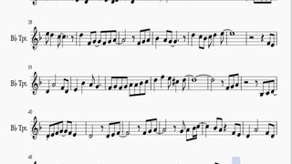 小号 名侦探柯南 谱 示范 Trumpet Sheet Music - How to play Detective Conan Main Theme by Ka
