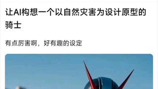 让AI构想一个以自然灾害为设计原型的骑士