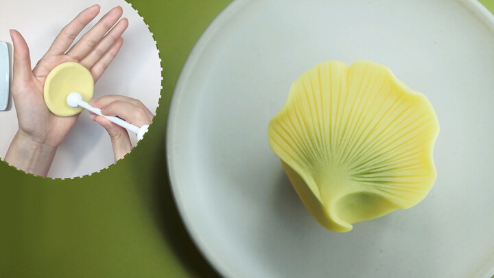 [Food]Handmade Wagashi-Ginkgo