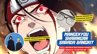 FULL REVIEW BORUTO MANGA CHAPTER 80 | MANGEKYOU SHARINGAN SARADA BANGKIT, SASUKE MENGKHIANATI KONOHA