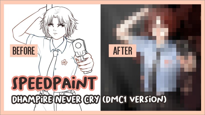 【DNC Art's Speedpaint】 Dhampire Never Cry (DMC1 Version)