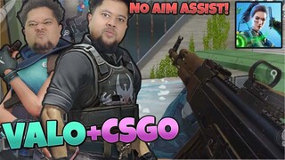 VALORANT GABUNG CSGO + NO AIM ASSIST DI MOBILE JADINYA GAME INI!! PROJECT RUSHB